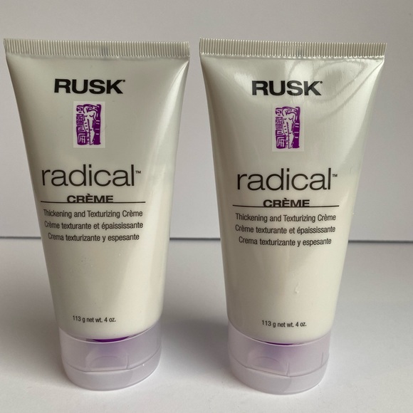 Lot Of 2 Rusk Radical Creme Thickening And Texturizing Creme 4oz 113g Each NEW - Picture 1 of 2